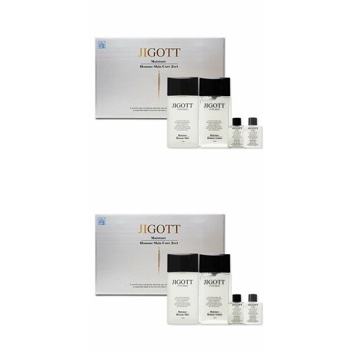 Jigott Набор по уходу за мужской кожей Moisture Skin Care 2 set, 2 шт. jigott набор по уходу за мужской кожей