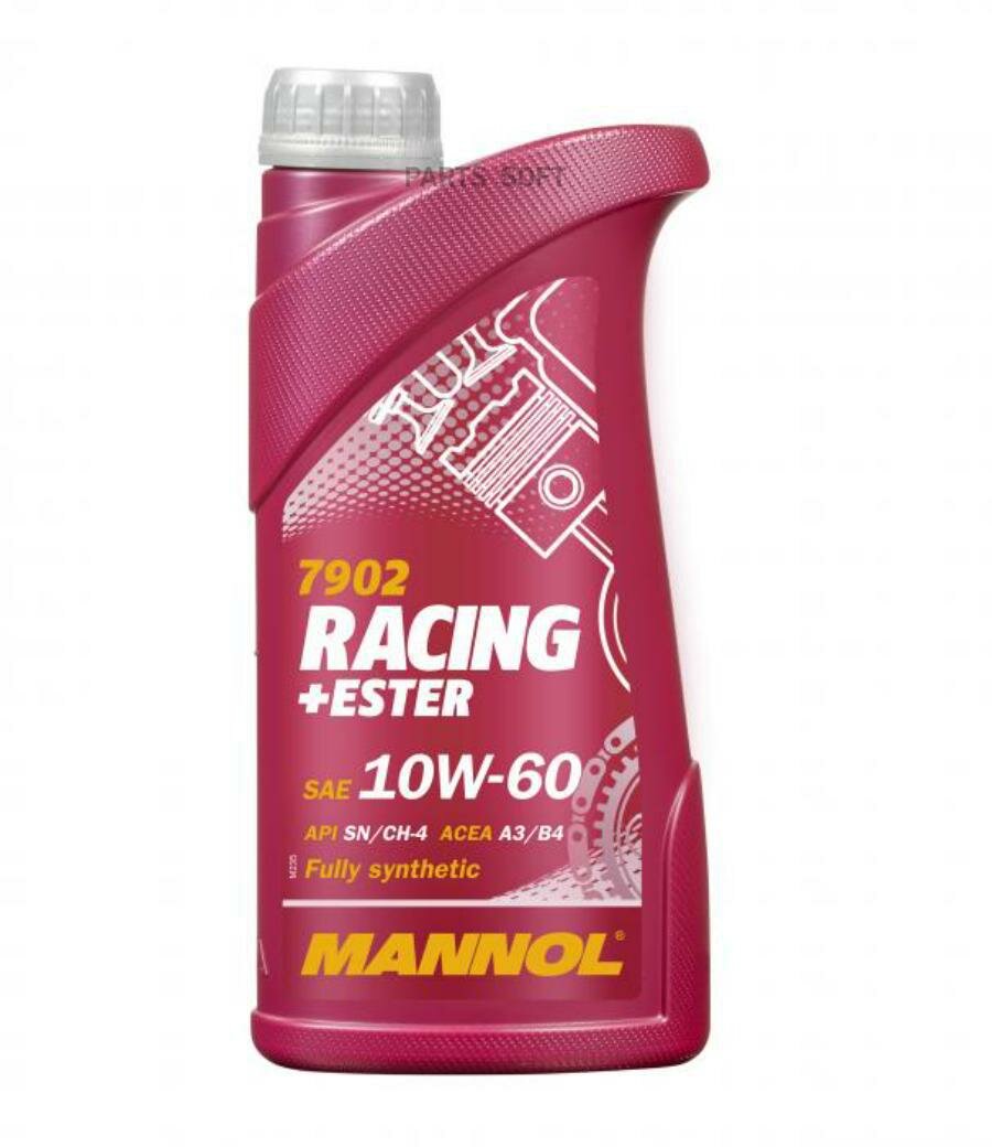 7902-1 Mannol Racing Ester 10W60 Синтетическое Моторное Масло 10W-60 1Л MANNOL арт. MN79021