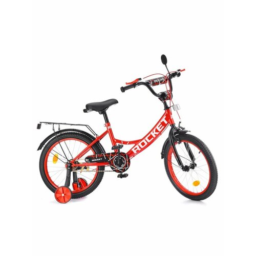 фото Велосипед детский 2-х колесный 18" rocket, красный, r0110