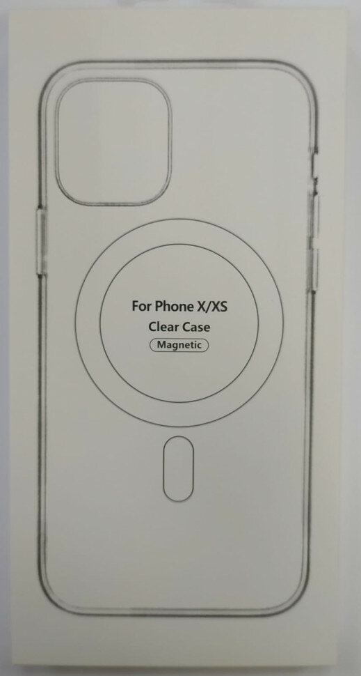 Накладка для iPhone X/XS силикон MagSafe Clear Case