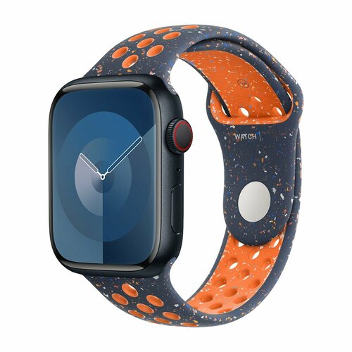 Спортивный ремешок Apple Sport Band Blue Flame S/M для Apple Watch Nike 42-44-45-49mm MUV83ZM/A