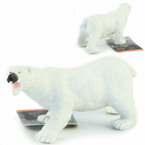 Фигурка дикого животного «Белый медведь» The Dinosaur Era, 17 см.