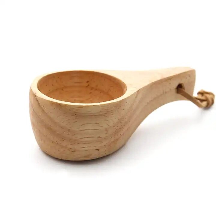 фото Кружка-кукса деревянная 30 мл