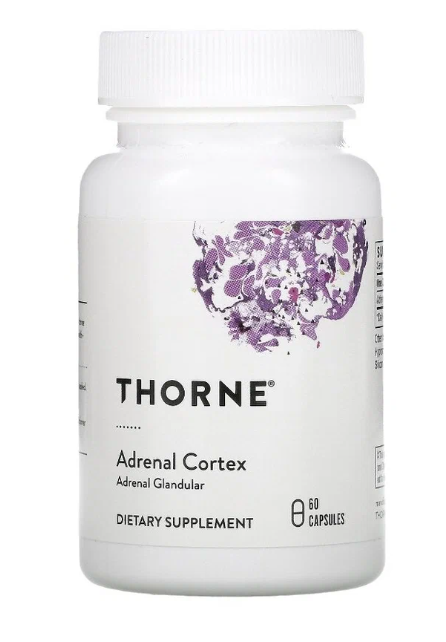 Кора Надпочечников, Adrenal Cortex, Thorne Research, 60 капсул