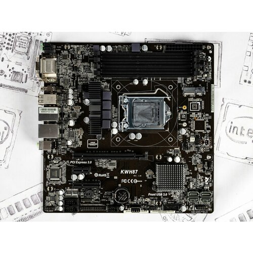 Материнская плата ASRock KWH87 LGA 1150 607600₽
