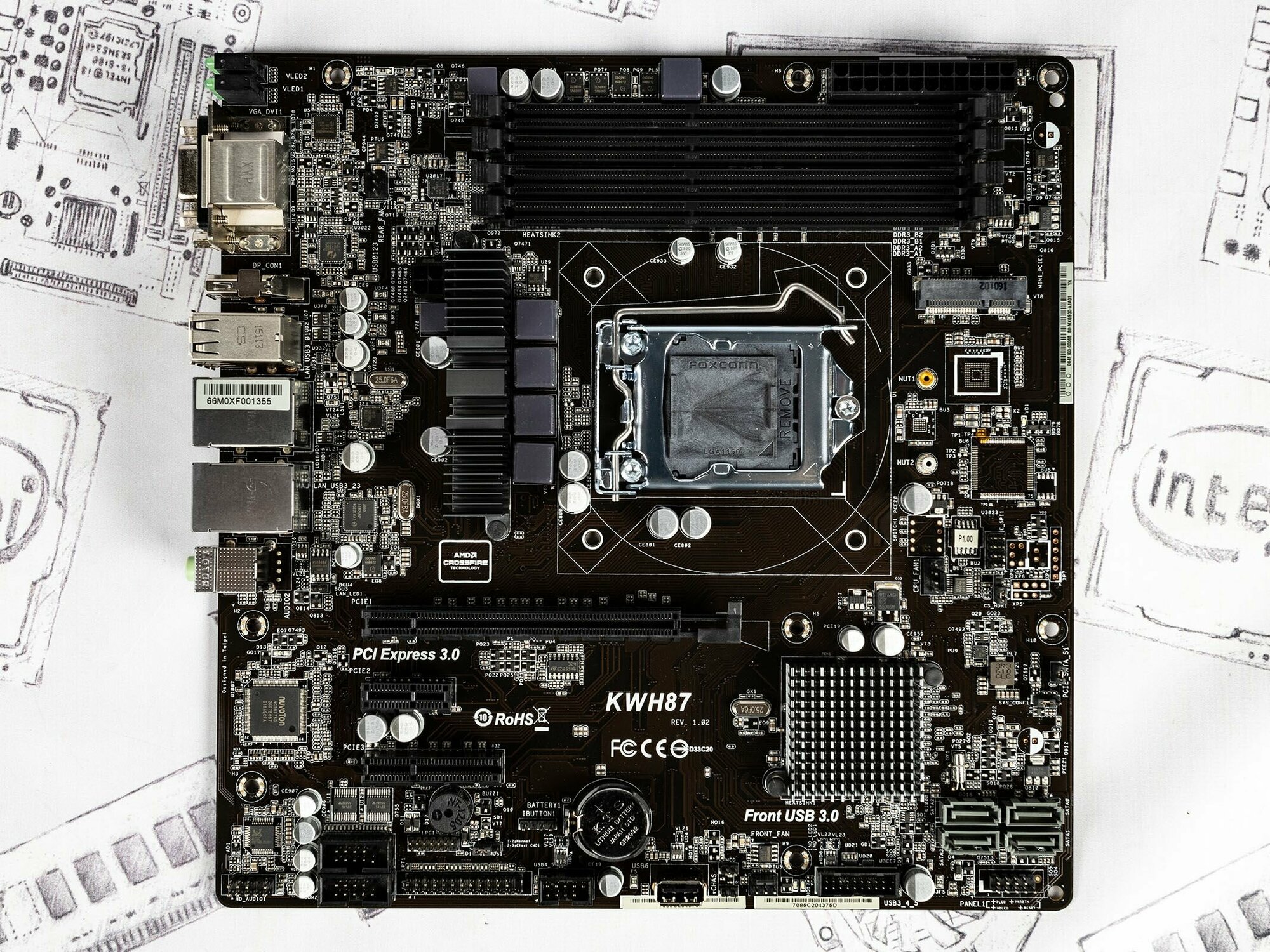 Материнская плата ASRock KWH87 LGA 1150