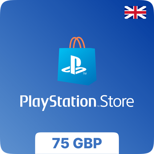 Подарочная карта PlayStation Store (Великобритания) - 75 GBP