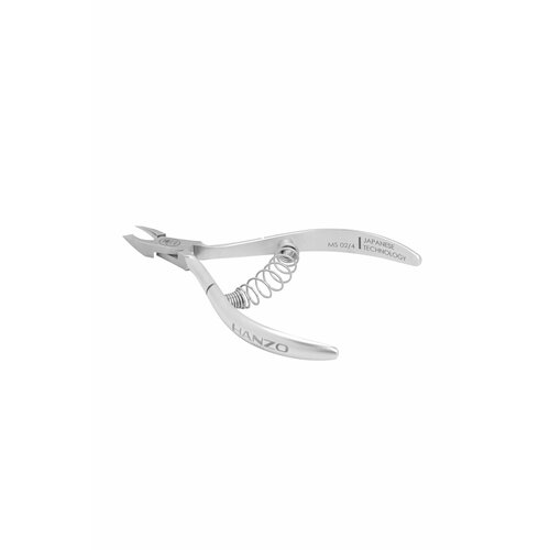 Hanzo Steel. Кусачки для кутикулы. Лезвие 5.5 мм. Длина инструмента 107 мм. Удлиненные ручки. MS 10/