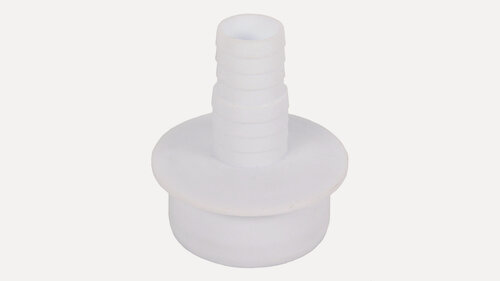 Изображение товара Отвод симтек, для подключения слива бытовой техники, пластик, белый, D50 мм