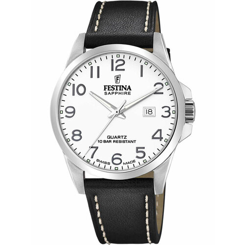 фото Наручные часы festina swiss made наручные часы festina swiss made 20024, белый, черный