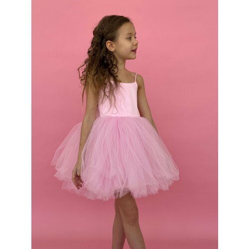 фото Платье luche, размер 110, розовый