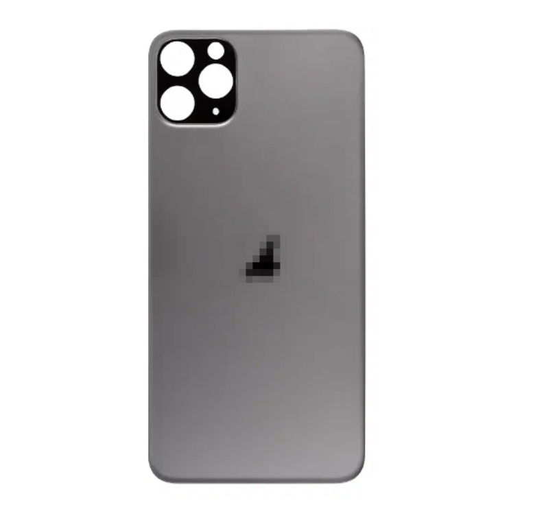 Задняя крышка для iPhone 11 Pro Max (стекло широкий вырез под камеру логотип)