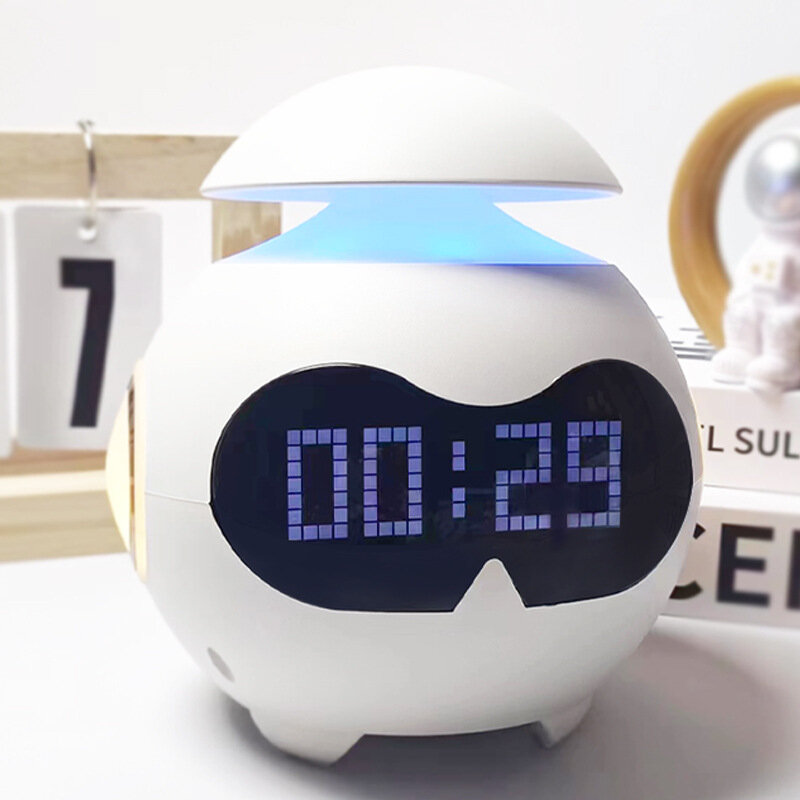 Часы - будильник светодиодные, настольные электронные с ночником и Bluetooth колонкой