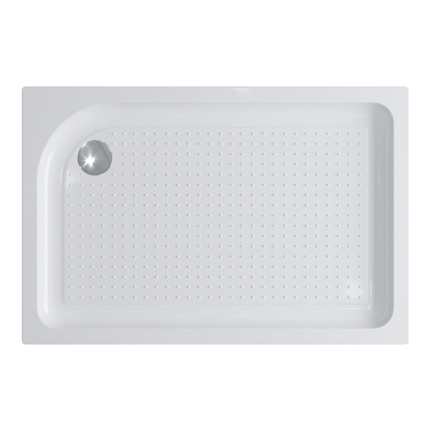 Акриловый поддон BelBagno TRAY-BB-AH-100/80-15-W-L