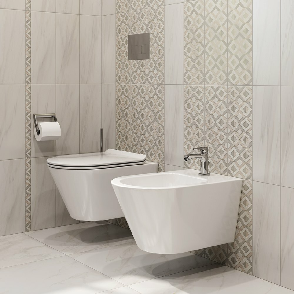 Унитаз Kerama Marazzi Plaza Modern PLMR. wc.02 без сиденья, белый