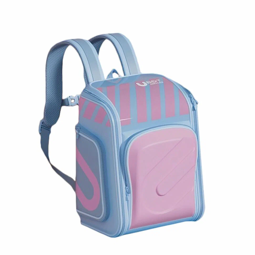 Рюкзак школьный UBOT Full-open Suspension Spine Protection Schoolbag 18L (голубой/розовый)