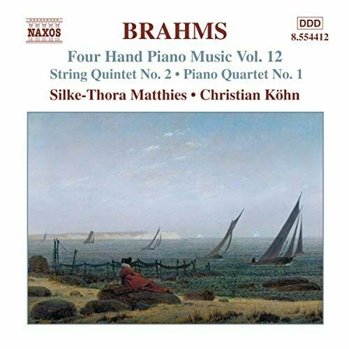 Audio CD BRAHMS: Silke-Thora Matthies, Christian K hn Four Hand Piano Music Vol.12, String Quintet No. 2, Piano Quartet No. 1 (1 CD) переходник gp ma 03