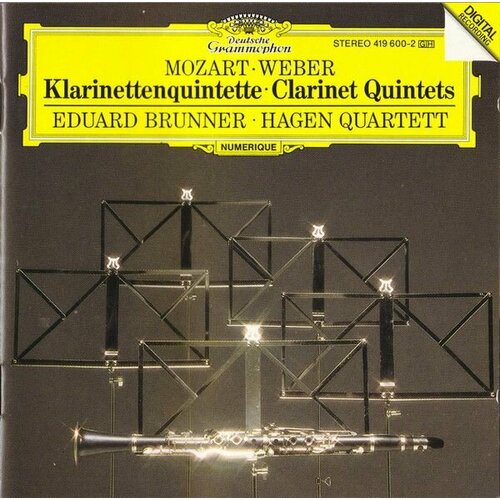 Audio CD MOZART: Klarinettenquintett. Hagen Qt. (1 CD)