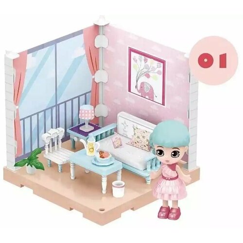 Мебель для куклы LC3351 Гостиная с куклой и мебелью