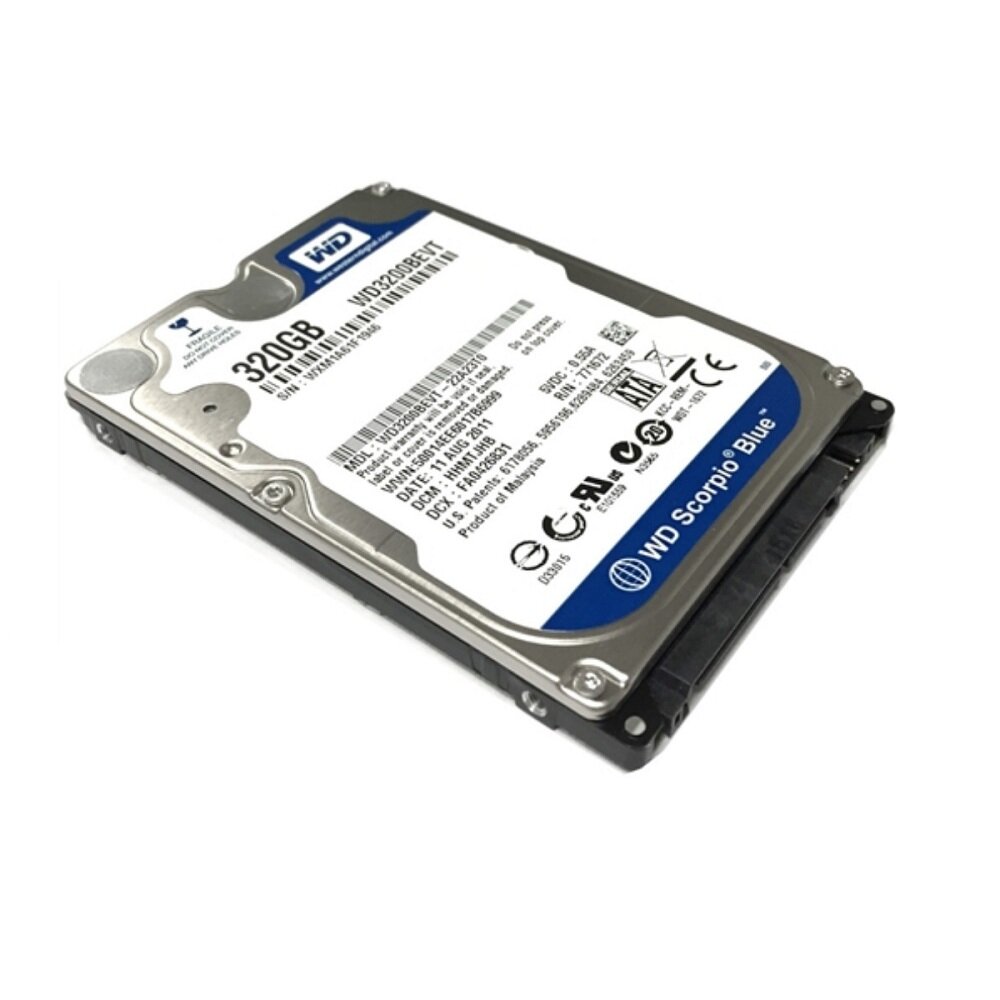 Винчестер 2,5" 320Gb SATA WD Scorpio Blue WD3200BEVT-22A23T0