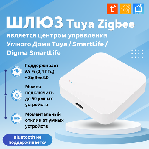 Шлюз для умного дома ZigBee 3.0/ Хаб ZigBee 3.0