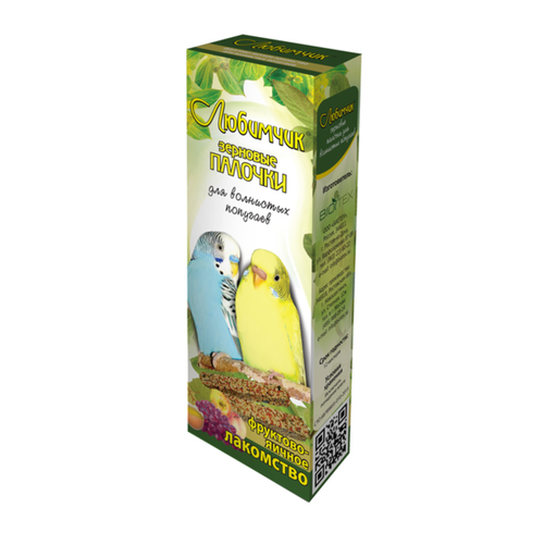 Любимчик фруктово-яичное лакомство для волнистых попугаев