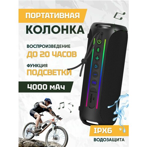 Портативная Bluetooth-колонка NowGo F6 F6 Global Black 419900₽