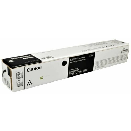 Картридж для лазерного принтера CANON C-EXV 63 Black (5142C002) картридж для лазерного принтера canon c exv 11 black 9629a002