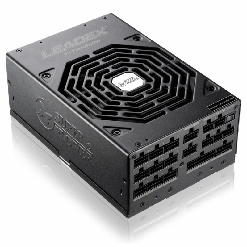 Блок питания ATX Super Flower SF-1600F14HT 1600W, ATX, 140mm, 14xSATA, 9xPCI-E(6+2), 5xPCI-E(6), APFC, 80+ Titanium, Full Modular - фото №13