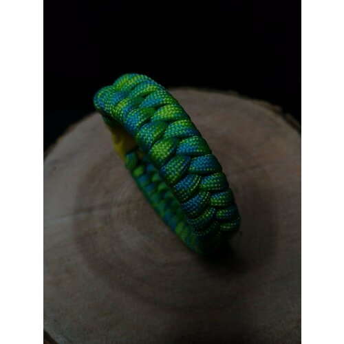 Плетеный браслет, 1 шт., размер 19 см, зеленый, бирюзовый плетеный браслет апатит 1 шт бирюзовый