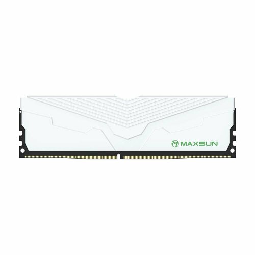 Оперативная память DDR4 Maxsun White Falcon W4 8 ГБ 3200 МГц с радиатором (16-18-18-38), белая