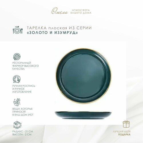 Тарелка плоская из серии 