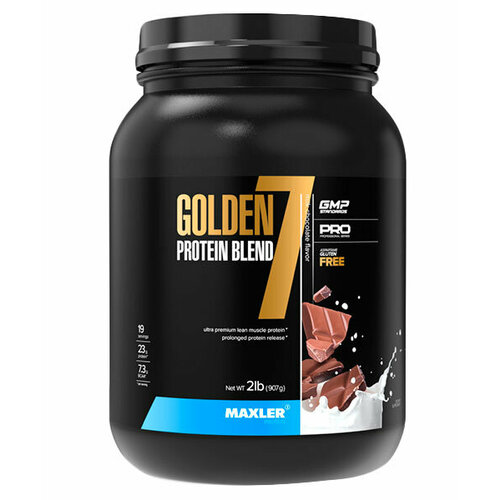 печенье крем maxler golden 7 protein blend 907 г maxler Протеин многокомпонентный Golden 7 Protein Blend Maxler 908 г (Печенье-крем)