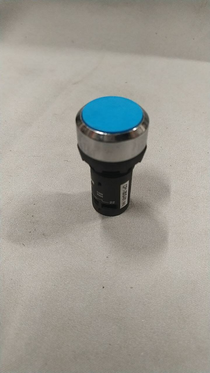 Кнопка CP1-30G-01 синяя без фиксации 1HЗ АВВ