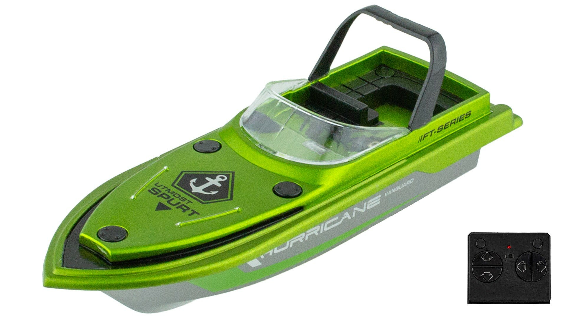 Катер на радиоуправлении Mini Boat (2.4G) green