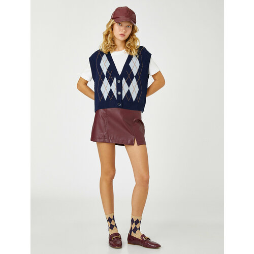 фото Жилет koton, размер l, синий