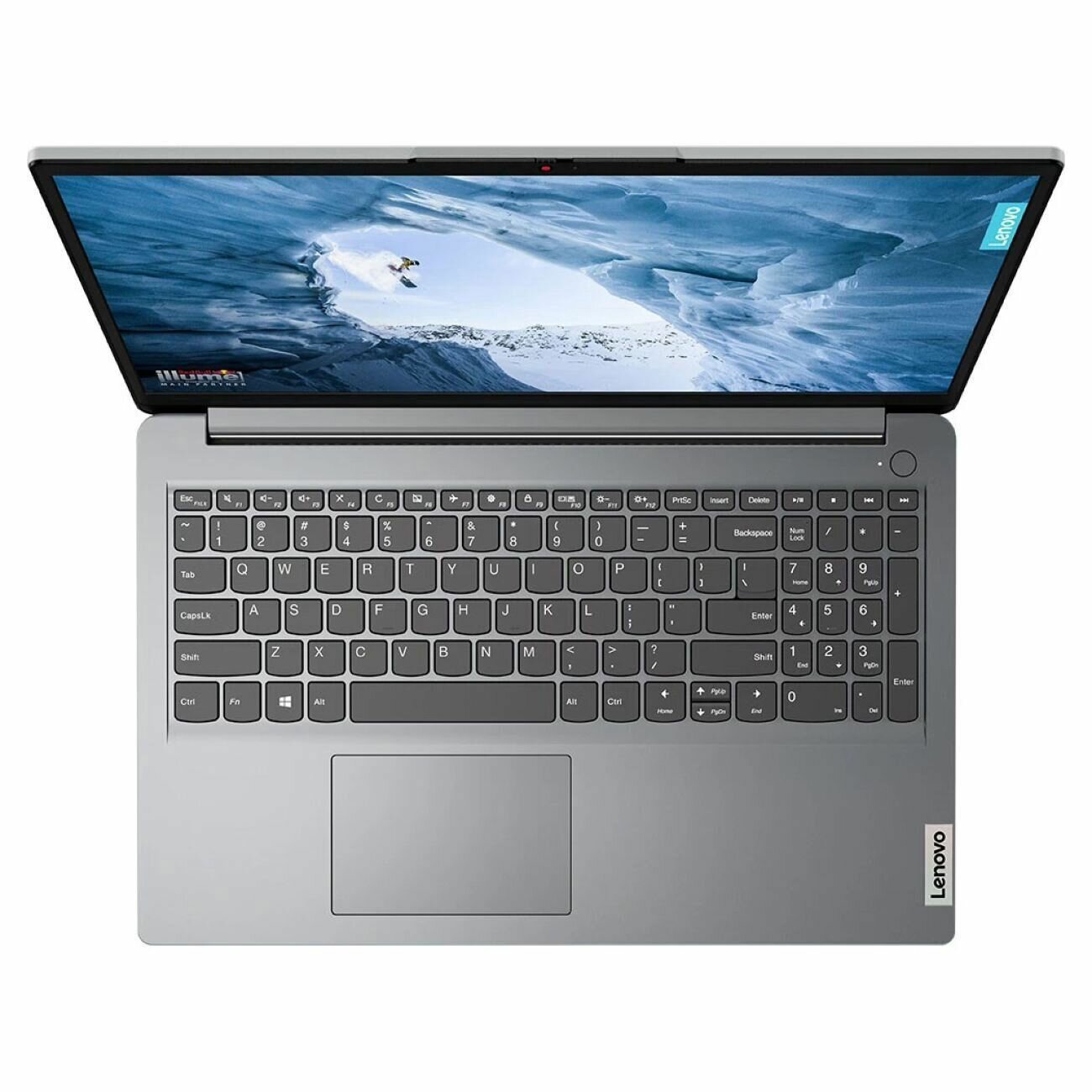 Ноутбук Lenovo IdeaPad 1 15AMN7 15.6" TN, AMD Athlon Silver 7120U, 8Gb LPDDR5, 256Gb, AMD Radeon, DOS, grey (82VG00Q8FE) — фото 1