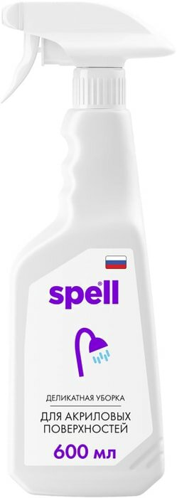 Средство чистящее Spell для акриловых поверхностей 600мл