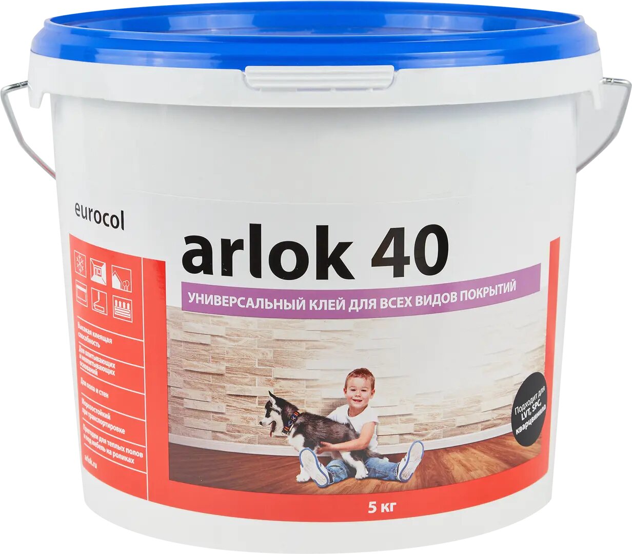 Клей контактный Arlok 40 универсальный 5 кг