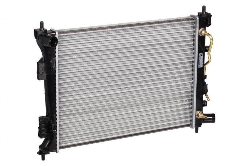 Радиатор охлаждения двигателя Hyundai Solaris (10-)/Kia Rio IV (10-) 1.4i/1.6i AT