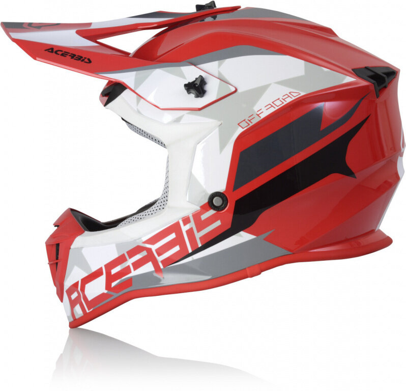Шлем Acerbis LINEAR Red/White S — фото 10