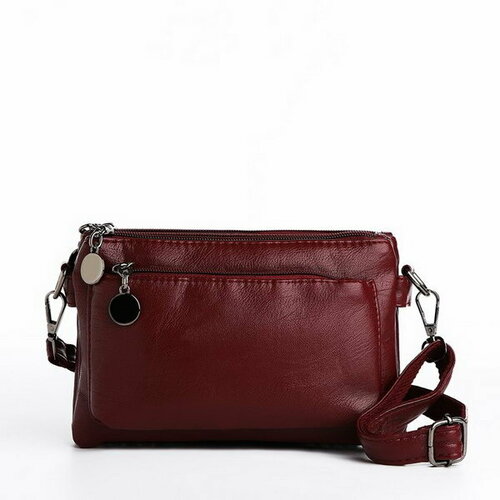 фото Сумка кросс-боди сима-ленд, бордовый сима-лэнд