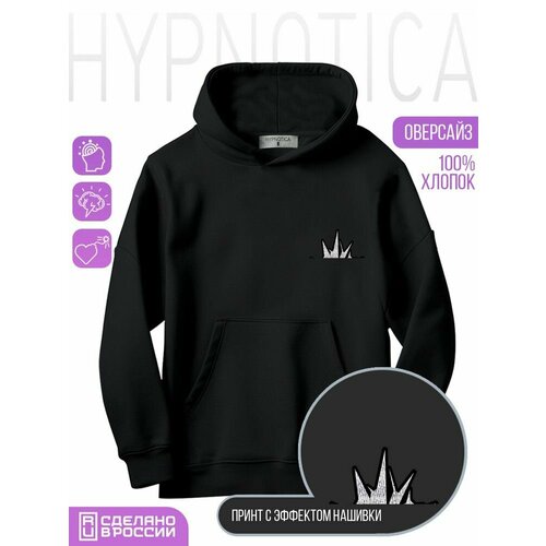 фото Толстовка hypnotica, размер 2xl, черный