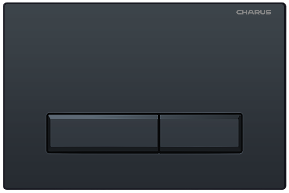 Панель смыва для инсталляций CHARUS RAIDEN черный матовый арт. FP.321. DW.01