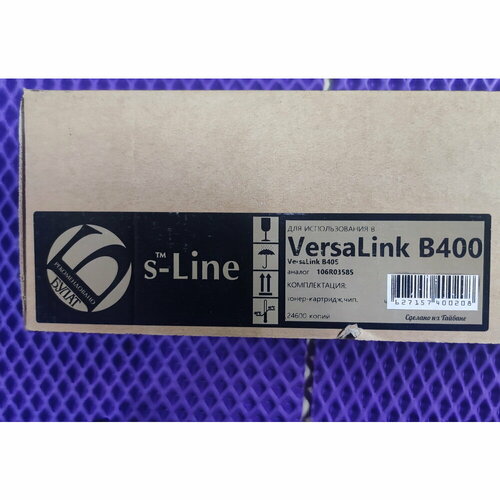 Тонер-картридж s-Line 106R03585 для Xerox VersaLink B400 (Чёрный, 24600 стр.) тонер картридж e line 106r03585 для xerox versalink b400 чёрный 24600 стр