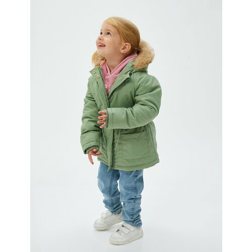 фото Куртка koton, размер 12-18 месяцев, хаки