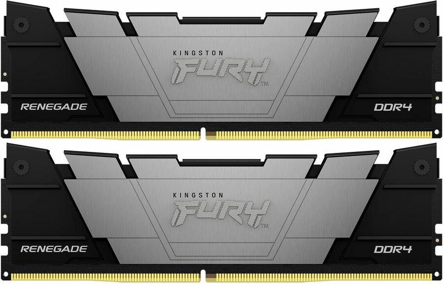 Оперативная память Kingston Fury Renegade Black KF432C16RB2K2/16 DDR4 - 2x 8ГБ 3200МГц, DIMM, Ret