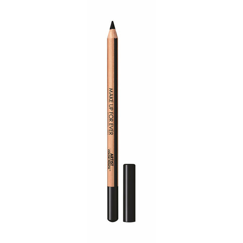 Карандаш для глаз / 100 Whatever Black / Make Up For Ever Artist Color Pencil Multi-Use Matte Pencil