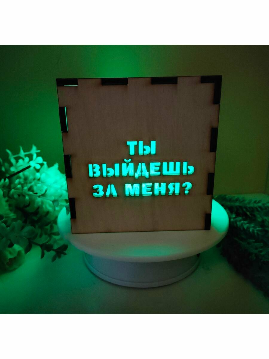 Подарочный LED подсвечник, деревянный фонарь - фотография № 2