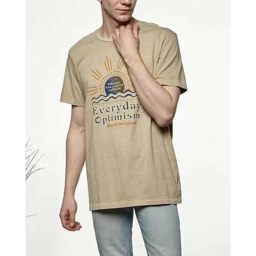 фото Футболка blend of america, размер l, бежевый